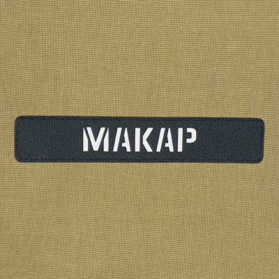 Планка-позывной Черный из кордуры на липучке