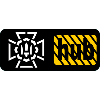 Планка Hub з написом