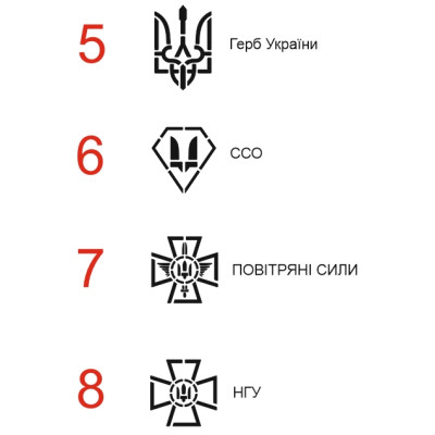 Шеврон-патч з прапором на мультікам