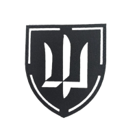 Chevron «Trident of the GUR of the Ministry of Defense of Ukraine» new sleeve badge laser cut