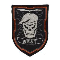 Шеврон « WEST »  62x90 мм