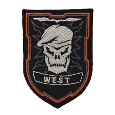 Шеврон « WEST »  62x90 мм