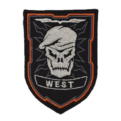 Шеврон « WEST »  62x90 мм