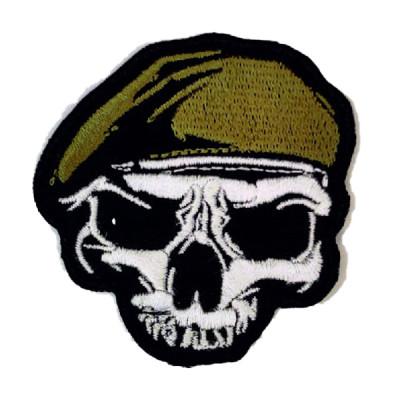 Шеврон « Череп у береті »  59x55 мм