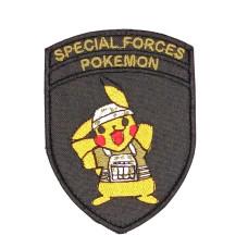 Шеврон  « SPECIAL FORCES POKEMON »  на чорному.