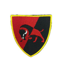 Шеврон  «22-га ОМБр»  червоно-чорний  