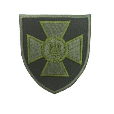 Chevron «State Border Service of Ukraine»  on olive sleeved