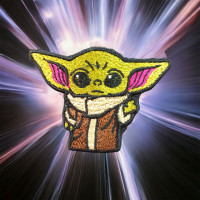 Chevron «Baby Yoda (Grogu)» embroidered