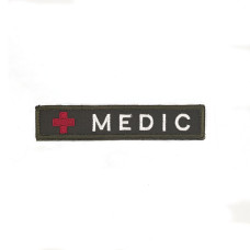 Ідентифікатор « MEDIC »  на оливі , розмір 125x25мм